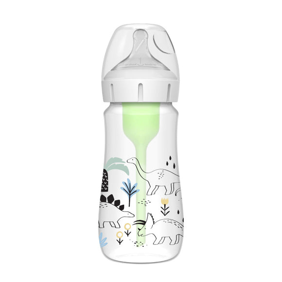 Dr.Brown's Natural Flow Anti-Colic Options+ Wide-Neck Baby Bottle, 270ml