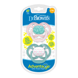 Dr. Brown’s™ Advantage™ Pacifiers, Girl, 6-12 months, 2-Pack