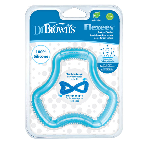 Dr. Brown’s™ Flexees™ Ergonomic Teether - Blue